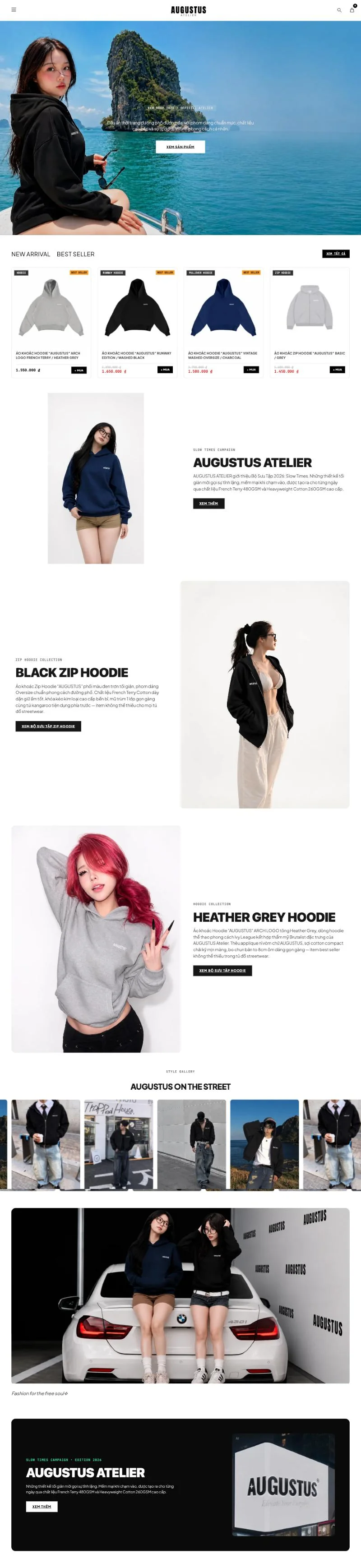 Augustus Atelier homepage
