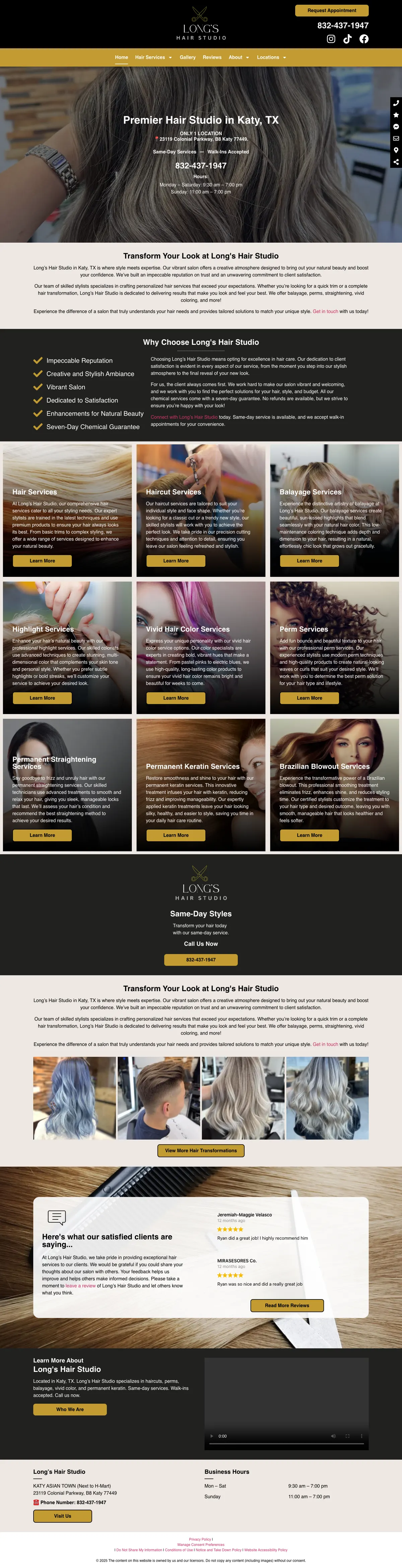 Trang chủ Long's Hair Studio